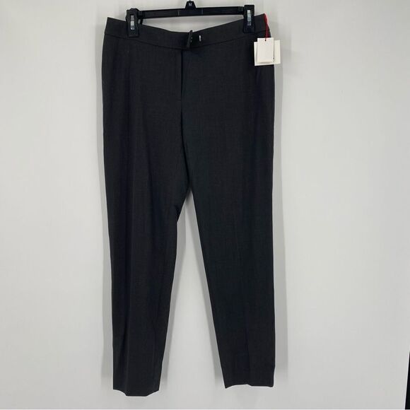 Anne Klein Women’s Flat Front Gray Dress Pants size 4 - Picture 1 of 4